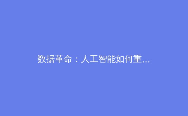 数据革命：人工智能如何重塑现代体育的战术分析与球员发展 - 4